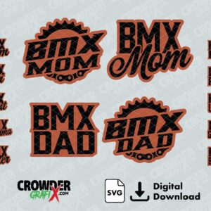 etsy bmx mom dad